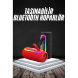 Bluetooth Hoparlör USB Şarjlı Uzun Pil Ömrü Android ve İOS Uyumlu Renk