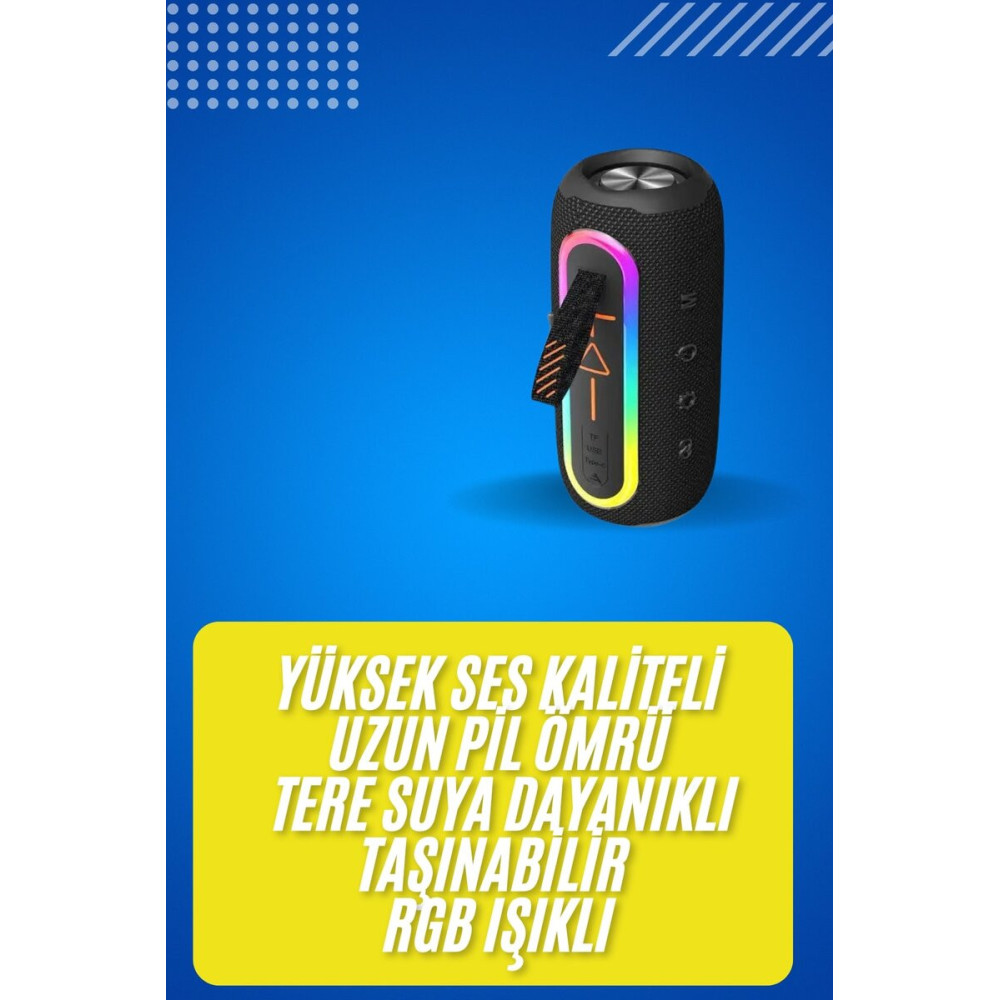 Bluetooth Hoparlör USB Şarjlı Uzun Pil Ömrü Android ve İOS Uyumlu Renk