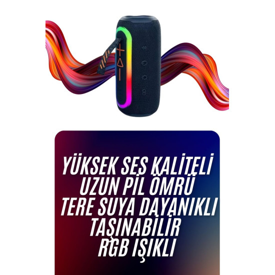 Bluetooth Hoparlör Uzun Pil Ömrü Taşınabilir Yüksek Ses Kaliteli