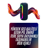 Bluetooth Hoparlör Uzun Pil Ömrü Taşınabilir Yüksek Ses Kaliteli