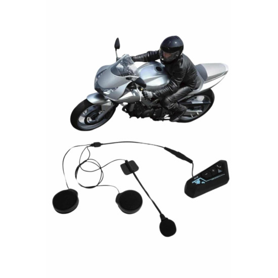 Bluetooth Kask Kulaklığı Intercom 5.0 Bluetooth Android ve İOS Uyumlu