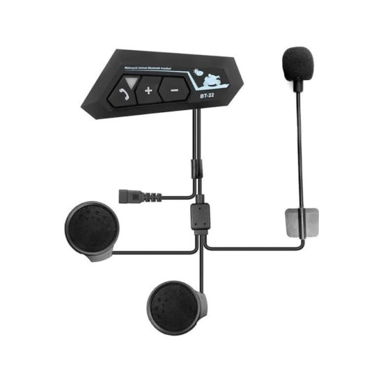 Yeni Nesil Dinleme Ve Konuşma Özellikli Intercom Kask Kulaklığı 5.0 Bl