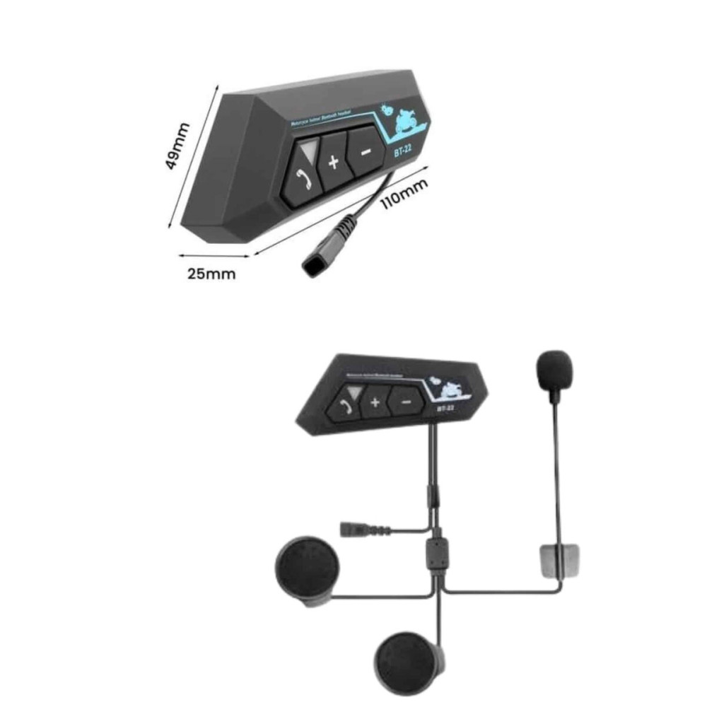 Yeni Nesil Dinleme Ve Konuşma Özellikli Intercom Kask Kulaklığı 5.0 Bl