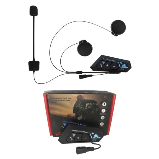 Yeni Nesil Dinleme Ve Konuşma Özellikli Intercom Kask Kulaklığı 5.0 Bl