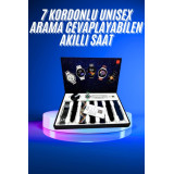 Saat Çoklu Kordon Seçenekli Dokunmatik Ekran Nabız Sensörlü