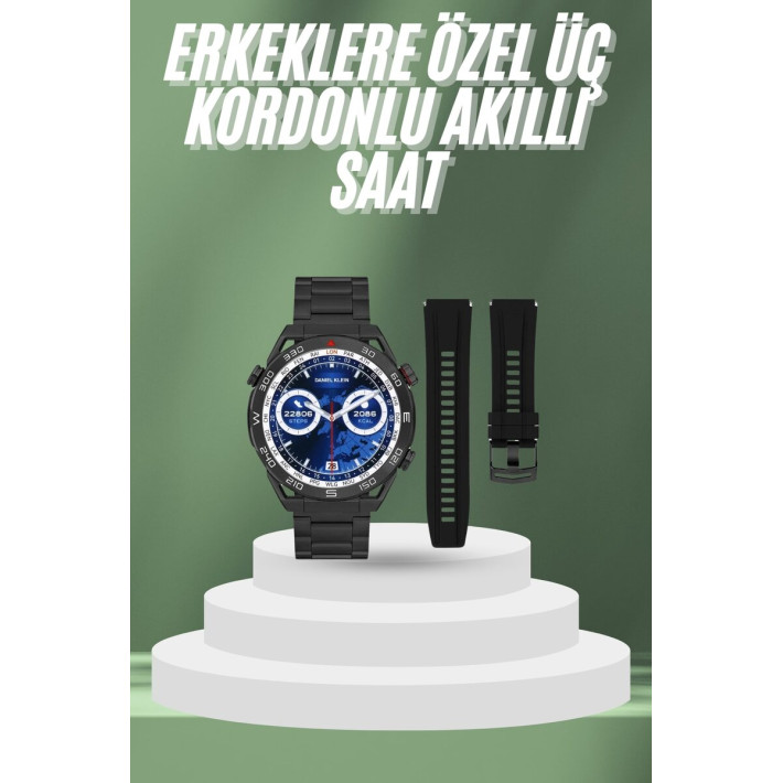 2025 Model Yuvarlak Ekran Android ve İOS Uyumlu GPS Takibi Yapabilen A