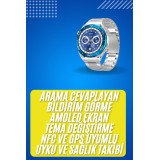 2025 Model Yuvarlak Ekran Android ve İOS Uyumlu GPS Takibi Yapabilen A