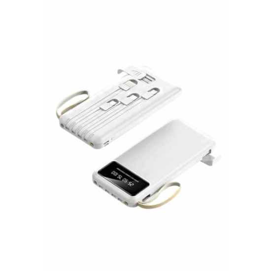 Hızlı Şarj Özellikli 20.000 Mah Dijital Göstergeli USB Girişli Android
