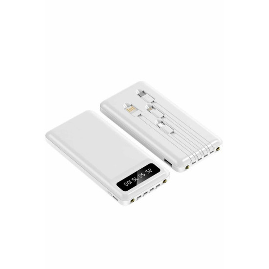 4 Çıkışlı 20.000 Mah Powerbank Uzun Pil Ömürlü Taşınabilir