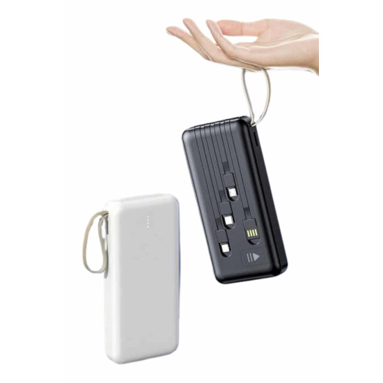 4 Çıkışlı 20.000 Mah Powerbank Uzun Pil Ömürlü Taşınabilir