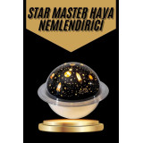 Hava Nemlendirici Renk Değiştiren Oda Kokusu Yıldızlı Projektör