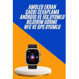 Akıllı Saat Çok Fonksiyonlu Unısex Sosyal Medya Girişli Bluetooth Bağl