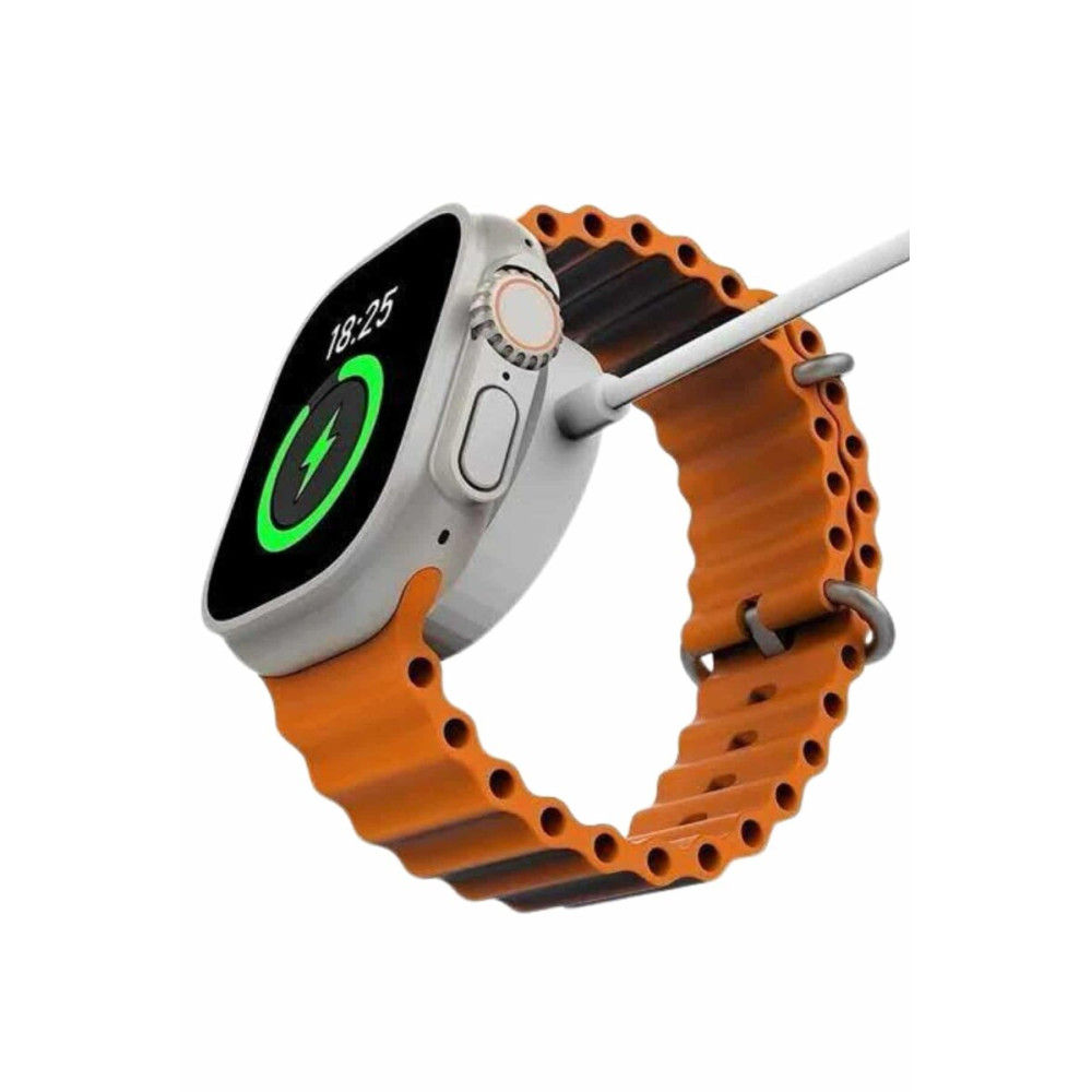 49mm Akıllı Saat Amoled Ekranlı Kadın Erkek Kol Saati Plastik Kordon