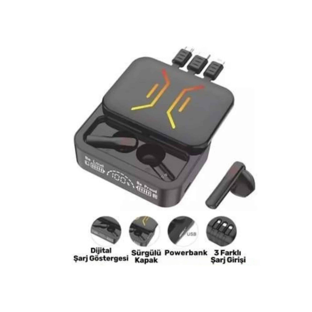 Yeni Nesil Çoklu Bağlantı Kurulabilen Bluetooth Kulaklık Yüksek Ses Ka