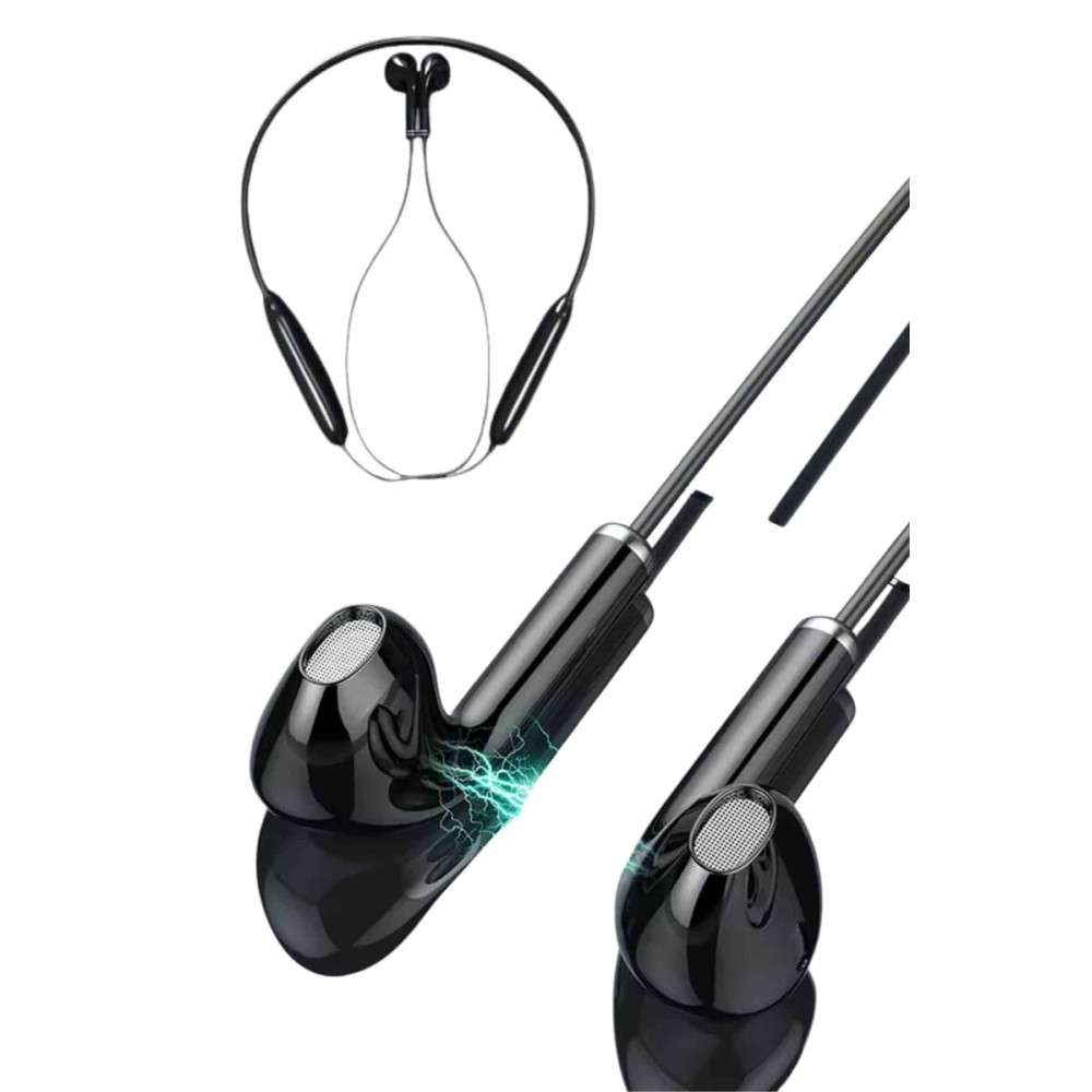 Kablolu Kulak İçi Bluetooth Kulaklık 100 Saat ANC Özellikli Boyun Bant