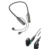 100 Saat Kablolu Boyun Askılı Dijital Göstergeli Bluetooth Kulaklığı
