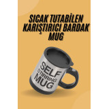 Sıcak Tutan Termos Bardak Kendi Kendini Karıştıran Mikser Kupa