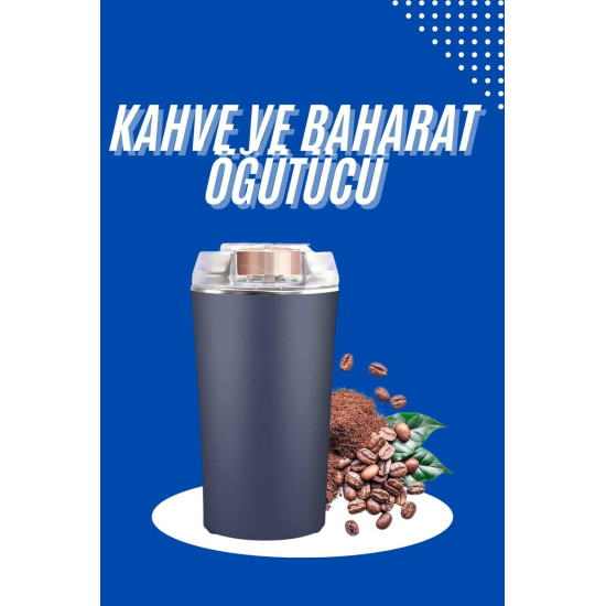 Yeni Nesil Kahve ve Baharat Öğütücü Paslanmaz Çelik Kahve Değirmeni