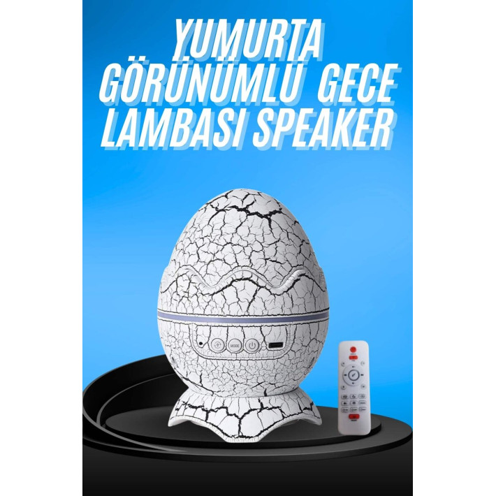 Gece Lambası Yumurta Işık Speaker Yeni Nesil Dinozor Yumurtası Görünüm
