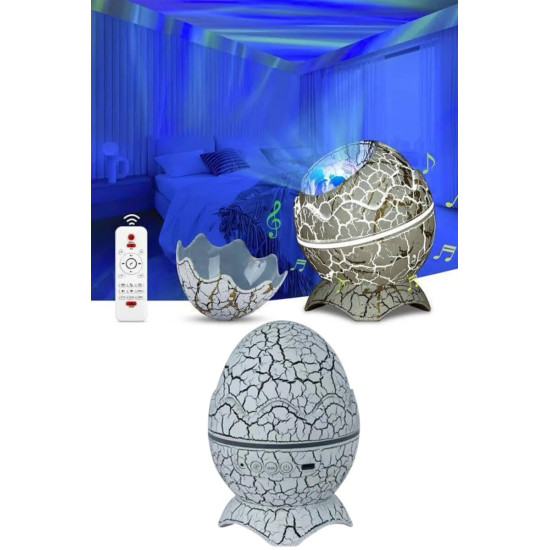 Gece Lambası Yumurta Işık Speaker Yeni Nesil Dinozor Yumurtası Görünüm