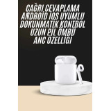 2. Nesil Bluetooth Android ve İOS Uyumlu Kablosuz Kulaklık Çağrı Cevap