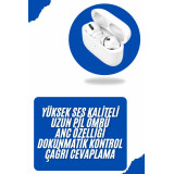 Bluetooth Kulaklık Kulak İçi Silikonlu Stereo Yüksek Ses Kaliteli Doku