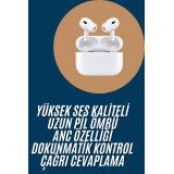 Yeni Nesil Pro Bluetooth Kulaklık Android ve İOS Uyumlu Dokunmatik Kon
