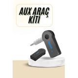 Bluetooth Araç Kiti Aux Çıkışlı Telefon Müzik Alıcı Tüm Cihazlara Uyum