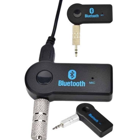 Bluetooth Araç Kiti Aux Çıkışlı Telefon Müzik Alıcı Tüm Cihazlara Uyum