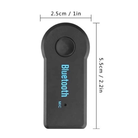 Yeni Nesil Bluetooth Aux Araç Kiti Siyah TV Tablet Telefon Araç Araba