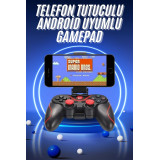Joystik Gamepad Bluetooth Telefon Tutucu Oyun Kolu Telefon Android Uyu