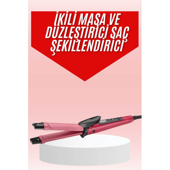 Saç Şekillendirici Düzleştirici ve Maşa Özellikli Şekillendirici Seram