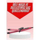 Saç Şekillendirici Düzleştirici ve Maşa Özellikli Şekillendirici Seram