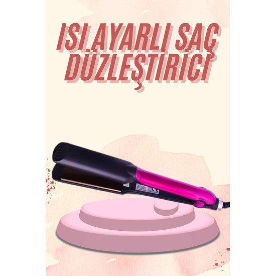 Saç Düzleştirici Seramik Kaplama Yüksek Isı Ayarlı Profesyonel 4 Kadem