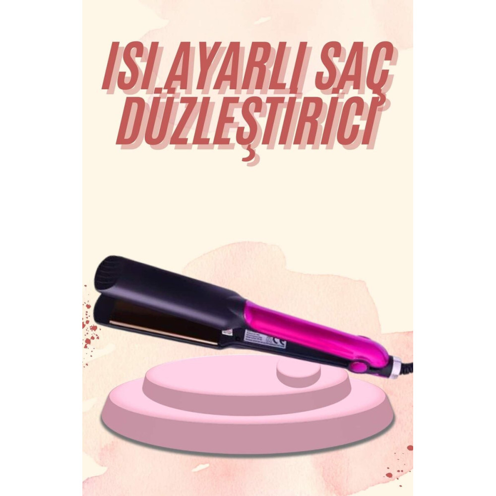 Saç Düzleştirici Seramik Kaplama Yüksek Isı Ayarlı Profesyonel 4 Kadem