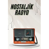 Saatli Fenerli Bluetooth Nostaljik Radyo AUX SD USB Girişli Bluetooth 