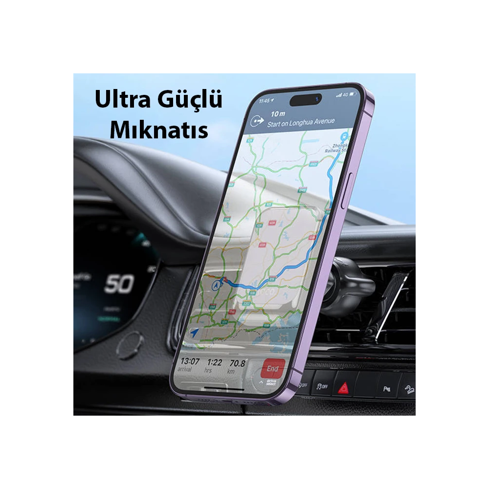 HOCO H24 Araç Havalandırma Bölmesi Manyetik Telefon Tutucu