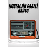 Nostaljik Vintage Radyo Taşınabilir Bluetooth Bağlantılı Hoparlör Rady
