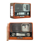 Nostaljik Vintage Radyo Taşınabilir Bluetooth Bağlantılı Hoparlör Rady