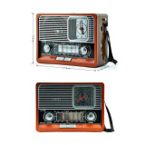 Nostaljik Vintage Radyo Taşınabilir Bluetooth Bağlantılı Hoparlör Rady
