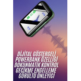 Extra Bass Kablosuz Kulaklık Işıklı Bluetooth Kulaklık Powerbank Özell