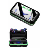 Extra Bass Kablosuz Kulaklık Işıklı Bluetooth Kulaklık Powerbank Özell