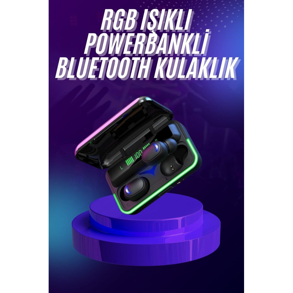 Kablosuz Bluetooth Kulaklık Rgb Gaming Oyuncu Kulaklığı Gecikme Önleyi