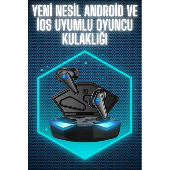 Wireless Gaming Kulaklık Mikrofonlu Bluetooth Oyuncu Kulaklığı