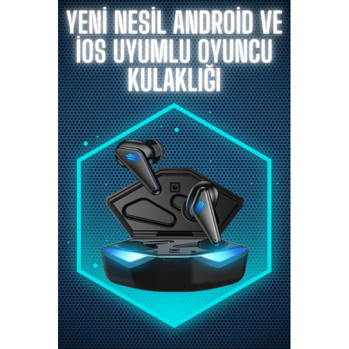Wireless Gaming Kulaklık Mikrofonlu Bluetooth Oyuncu Kulaklığı