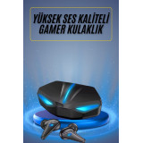 Oyuncu Kulaklığı Mikrofonlu Kablosuz Gaming Kulaklık Powerban Yüksek S