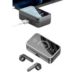 Powerbankli Bluetooth Kulaklık Yüksek Ses Aynalı Çift Dijital Gösterge