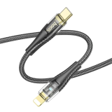 HOCO U121 Gold standard Transparent Discovery Edition 60W Type-C to iP
