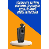 Mikrofonlu Makaralı Bluetooth Kulakiçi Kulaklık Android ve İOS Uyumlu