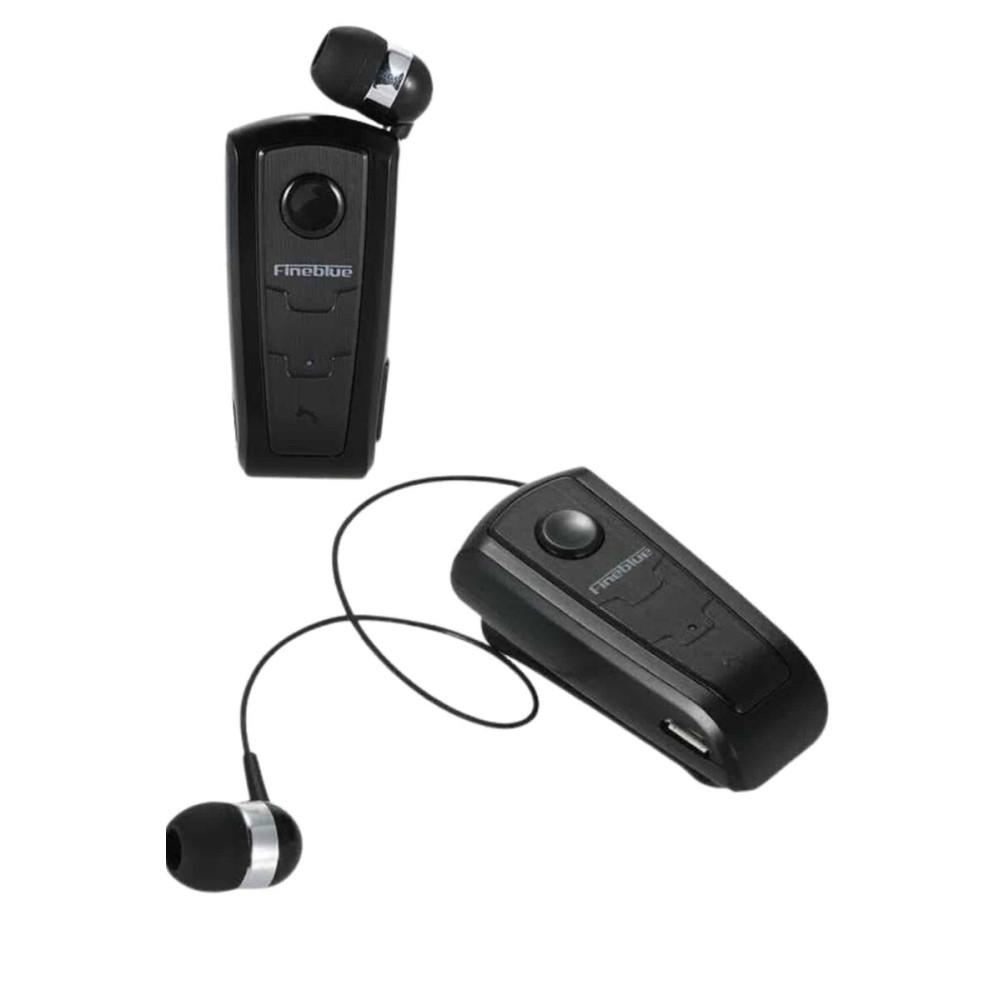 Makaralı Bluetooth Kulakiçi Yaka Kulaklığı Kablosuz Kulaklık